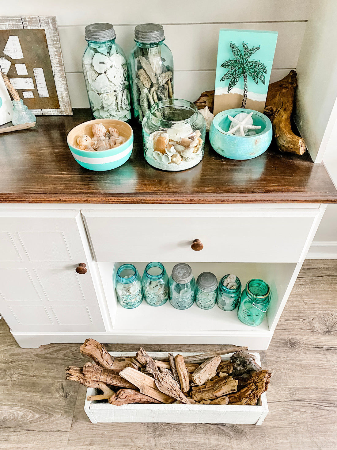 Don't Hide your beach treasures away- Display them!