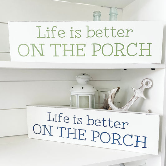 Coastal Porches and Creating beach vibes outside your home