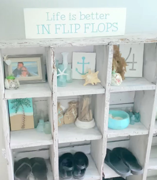 Embrace the Flip Flop Life: Handmade Signs to Celebrate Beach Vibes