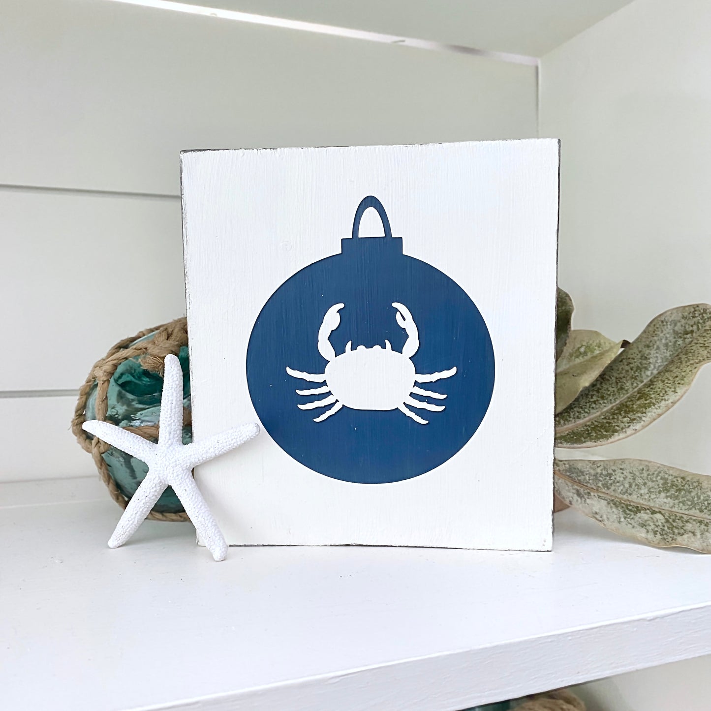 Crab Ornament Sign