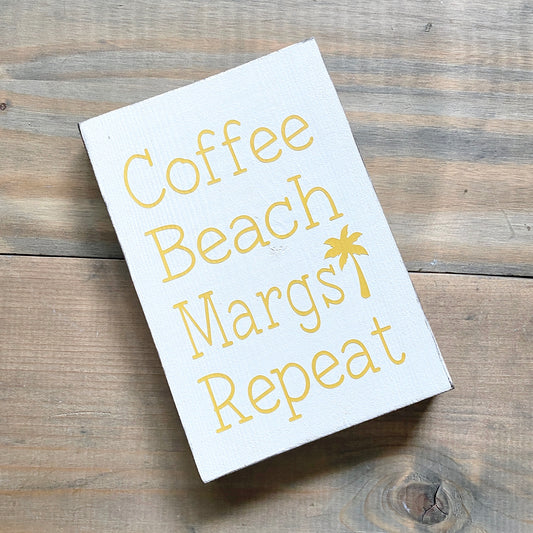 Coffee Beach Margs Repeat Sign