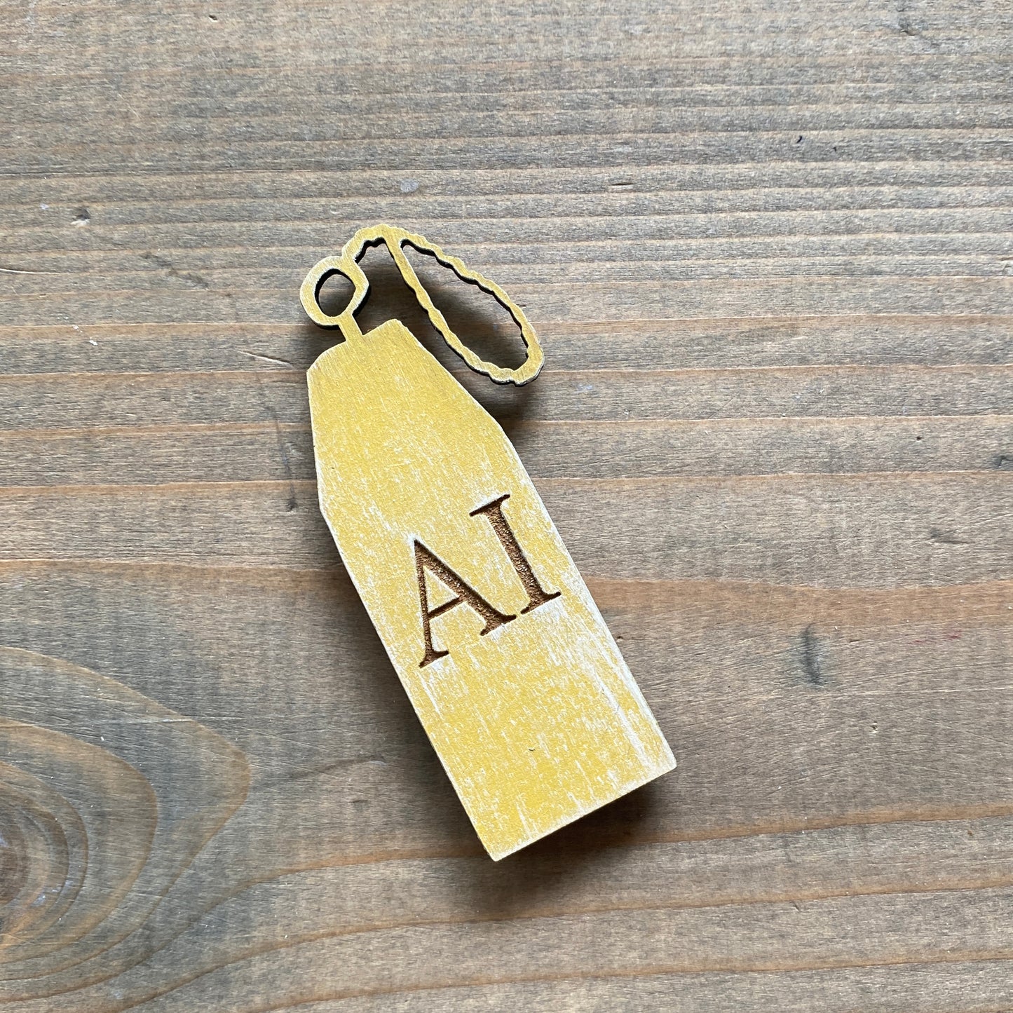 Yellow AI Buoy Magnet- Amelia Island -Stocking Stuffer Deal