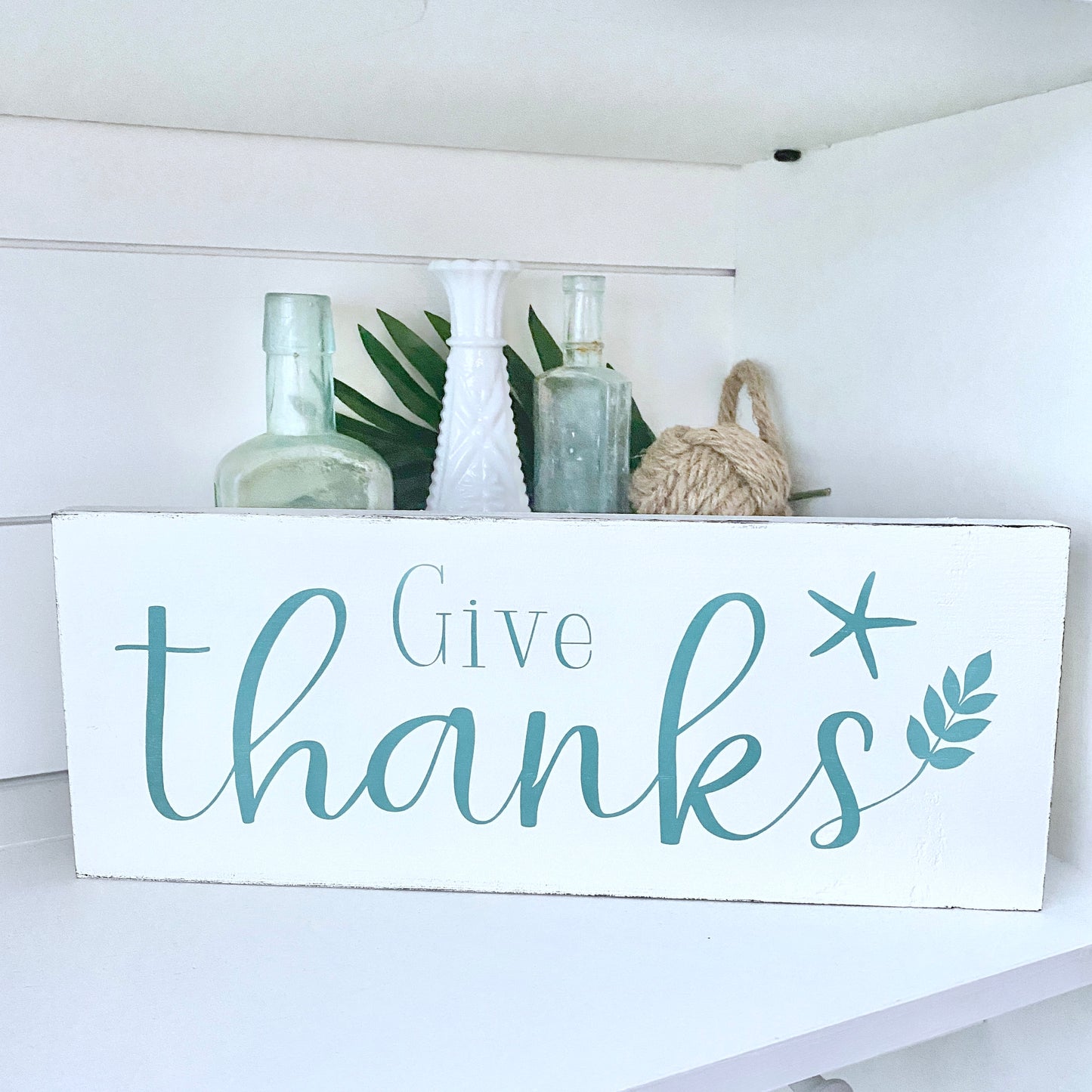 Give Thanks Starfish Sign