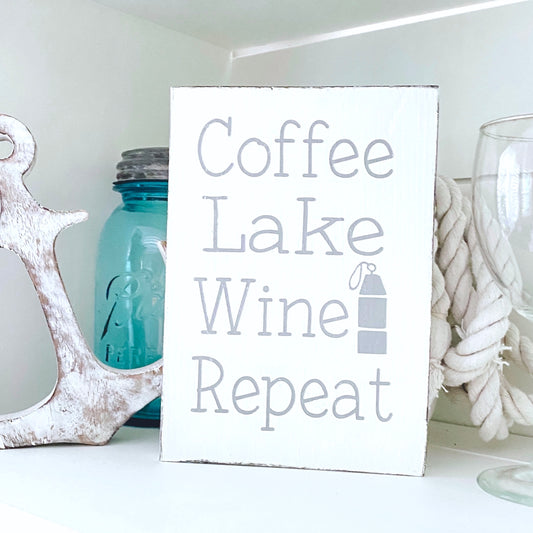 Coffee Lake Wine Repeat Sign