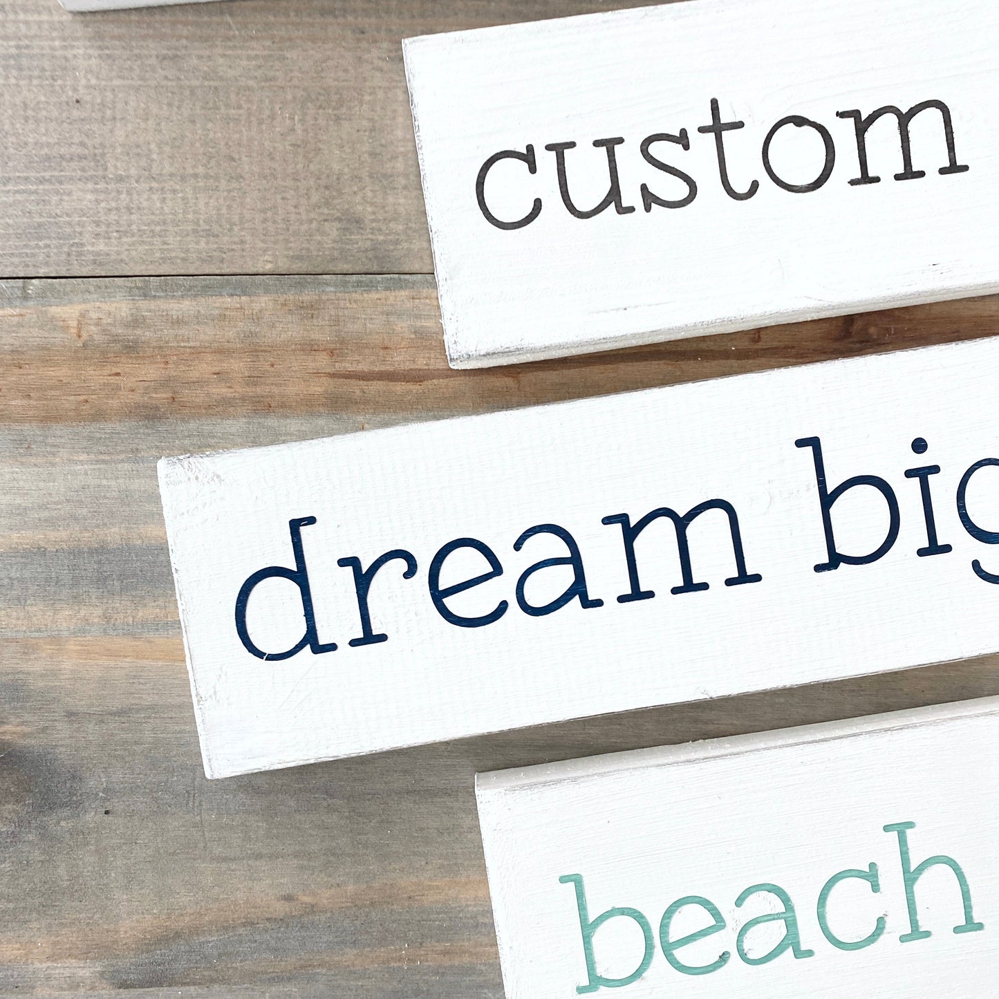 CUSTOM- Small Phrase or Word Sign 10 x 3